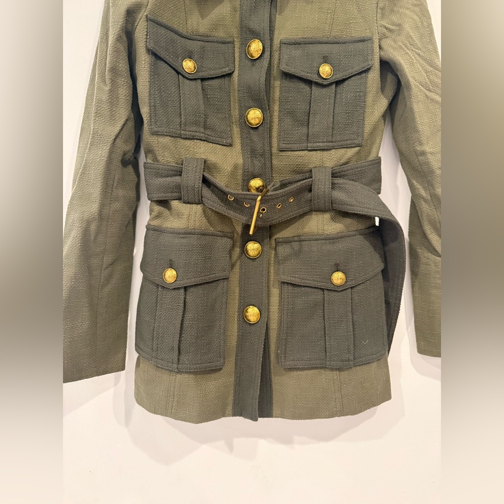 NWT Veronica Beard Sonoma Jacket in Army & Loden - Picture 5 of 6